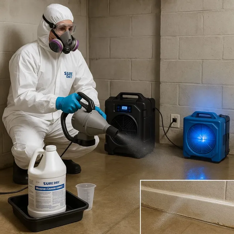 Sanitization and Odor Removal process in Springerville, AZ